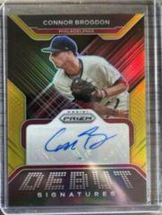Connor Brogdon [Gold Prizm] #DS-CB Baseball Cards 2022 Panini Prizm Debut Signatures Prices