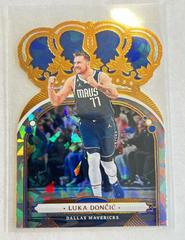 Luka Doncic [Crystal Gold] #80 Basketball Cards 2022 Panini Crown Royale Prices