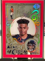 Justin Fields [Red] #KC-14 Football Cards 2021 Panini Illusions King of Cards Prices