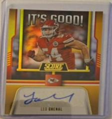 Leo Chenal #IG-LC Football Cards 2023 Panini Score It's Good Autographs Prices