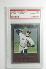 Roger Clemens #40 Baseball Cards 1997 Panini Donruss Elite Prices