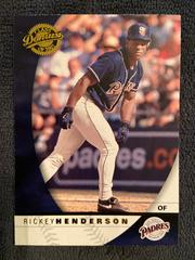 Rickey Henderson #68 Baseball Cards 2001 Donruss Class of '01 Prices