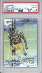Torry Holt [w/ Coating] Football Cards 1999 Topps Finest Prominent Figures Prices