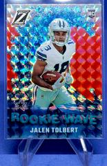 Jalen Tolbert [Red] #RW-JT Football Cards 2022 Panini Zenith Rookie Wave Prices