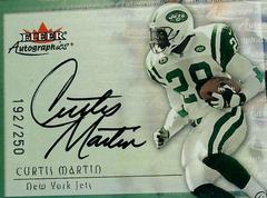 Curtis Martin Football Cards 2000 Fleer Autographics Prices
