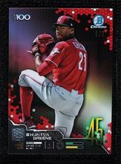 Hunter Greene [Red Refractor] Baseball Cards 2019 Bowman Chrome Scouts' Top 100 Prices