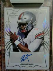 Justin Fields #TPA-JF1 Football Cards 2021 Leaf Trinity Portrait Autographs Prices