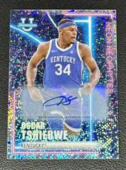 Oscar Tshiebwe [Autograph Speckle] #NN-17 Basketball Cards 2022 Bowman University Best Neon Neophytes Prices