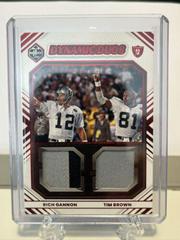 Rich Gannon, Tim Brown [Ruby] Football Cards 2022 Panini Limited Dynamic Duos Prices