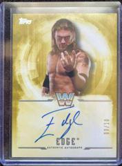 Edge [Gold] Wrestling Cards 2017 Topps WWE Undisputed Autographs Prices