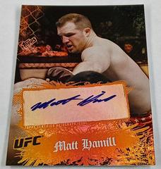 Matt Hamill [Autograph Bronze] #40 Ufc Cards 2010 Topps UFC Main Event Prices