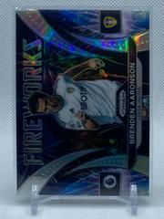 Brenden Aaronson [Silver] #18 Soccer Cards 2022 Panini Prizm Premier League Fireworks Prices