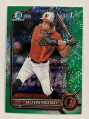Jackson Holliday [Green] #BD-168 Baseball Cards 2022 Bowman Draft Prices