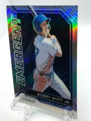 Bobby Witt Jr #EM6 Baseball Cards 2021 Panini Prizm Emergent Prices