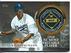 Jackie Robinson [Gold] Baseball Cards 2023 Topps Update MVP Medallion Prices