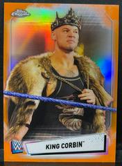 King Corbin [Orange Refractor] Wrestling Cards 2021 Topps Chrome WWE Prices