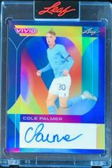 Cole Palmer [Navy Blue] Soccer Cards 2022 Leaf Vivid Autographs Prices