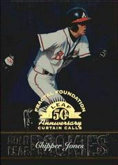 Chipper Jones #153 Baseball Cards 1998 Leaf Prices