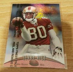 Jerry Rice [Refractor] #151 Football Cards 1998 Topps Finest Prices