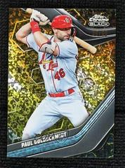 Paul Goldschmidt [Gold Mini Diamond] #4 Baseball Cards 2023 Topps Chrome Black Prices