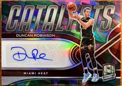 Duncan Robinson [Marble] Basketball Cards 2021 Panini Spectra Catalysts Signatures Prices