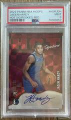 Jaden Hardy [Red] #HSR-JDH Basketball Cards 2022 Panini Hoops Hot Signatures Rookies Prices