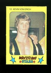 Kevin Von Erich #10 Wrestling Cards 1986 Monty Gum Wrestling Stars Prices