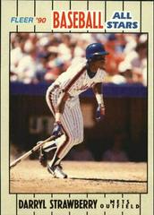 Darryl Strawberry #37 Baseball Cards 1990 Fleer Baseball All-Stars Prices
