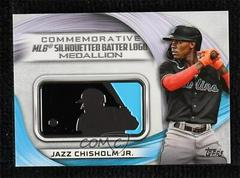 Jazz Chisholm Jr. #MLBL-JC Baseball Cards 2022 Topps MLB Logo Medallion Relics Prices