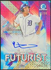 Riley Greene Baseball Cards 2021 Bowman Chrome Mega Box Mojo Futurist Autographs Prices