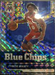 Tyrese Maxey [Mosaic] #8 Basketball Cards 2020 Panini Mosaic Blue Chips Prices