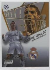 Cristiano Ronaldo #GF-CR Soccer Cards 2022 Stadium Club Chrome UEFA Competitions Goal Force Prices