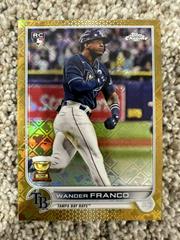 Wander Franco [Gold] #80 Baseball Cards 2022 Topps Chrome Logofractor Prices