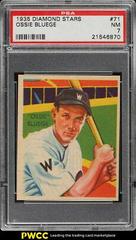 Ossie Bluege #71 Baseball Cards 1935 Diamond Stars Prices