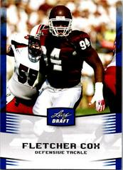 Fletcher Cox [Blue Border] #20 Football Cards 2012 Leaf Draft Prices