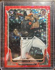 Jonathan Schoop [Red Ice] Baseball Cards 2014 Bowman Prices