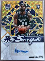 Neemias Queta [Gold] #RS-NEQ Basketball Cards 2021 Panini Mosaic Rookie Scripts Autographs Prices