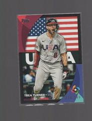 Trea Turner [Black] Baseball Cards 2023 Topps World Classic Stars Prices