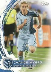 Chance Myers Soccer Cards 2014 Topps MLS Prices