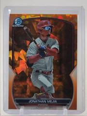 Jonathan Mejia [Orange] #BDC-115 Baseball Cards 2023 Bowman Draft Chrome Prices