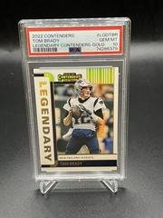 Tom Brady [Gold] Football Cards 2022 Panini Contenders Legendary Prices