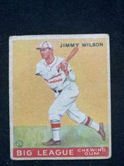 Jimmy Wilson #37 Baseball Cards 1933 Goudey Prices