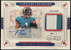 Travis Etienne Jr. [Autograph] #TT-TET Football Cards 2021 Panini Chronicles Timeless Treasures Jersey Prices