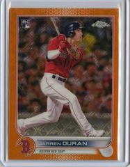 Jarren Duran [Orange] #4 Baseball Cards 2022 Topps Chrome Logofractor Prices