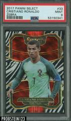 Cristiano Ronaldo [Zebra] Soccer Cards 2017 Panini Select Prices