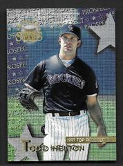 Todd Helton [Always Mint] Baseball Cards 1997 Topps Stars Prices