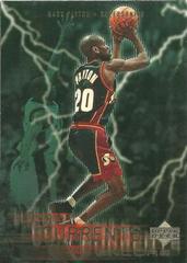 Gary Peyton #EC7 Basketball Cards 1999 Upper Deck Encore Electric Currents Prices