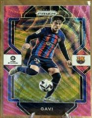 Gavi [Pink Wave] #213 Soccer Cards 2022 Panini Chronicles La Liga Prices