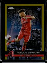 Nicholas Gioacchini [Gold] Soccer Cards 2023 Topps Chrome MLS Big City Strikers Prices