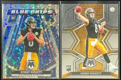 Kenny Pickett [No Huddle Silver] Football Cards 2022 Panini Mosaic Blue Chips Prices